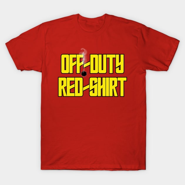 Off-Duty Red Shirt T-Shirt by Spatski